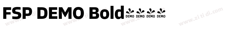 FSP DEMO Bold字体转换 FSP DEMO Bold字体转换